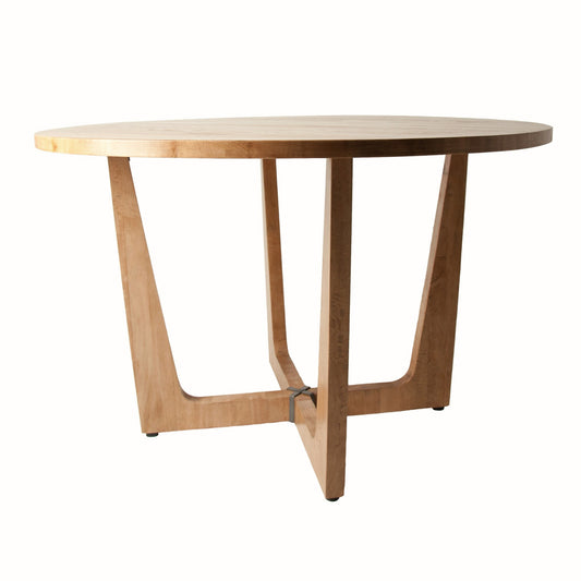 Berlin 4 Seater Round Dining Table Mango Wood