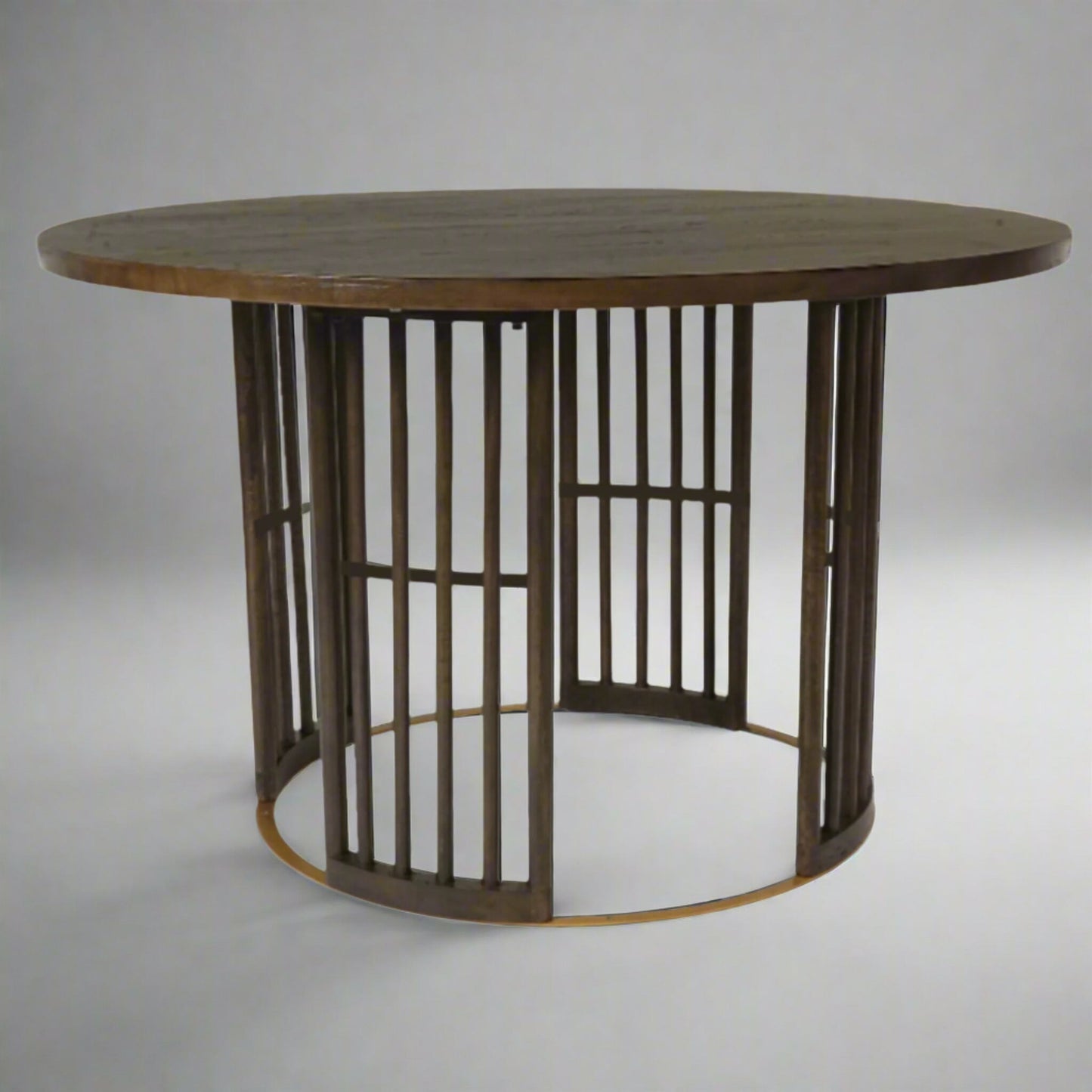 Chicago 4 Seater Round Dining Table in studio