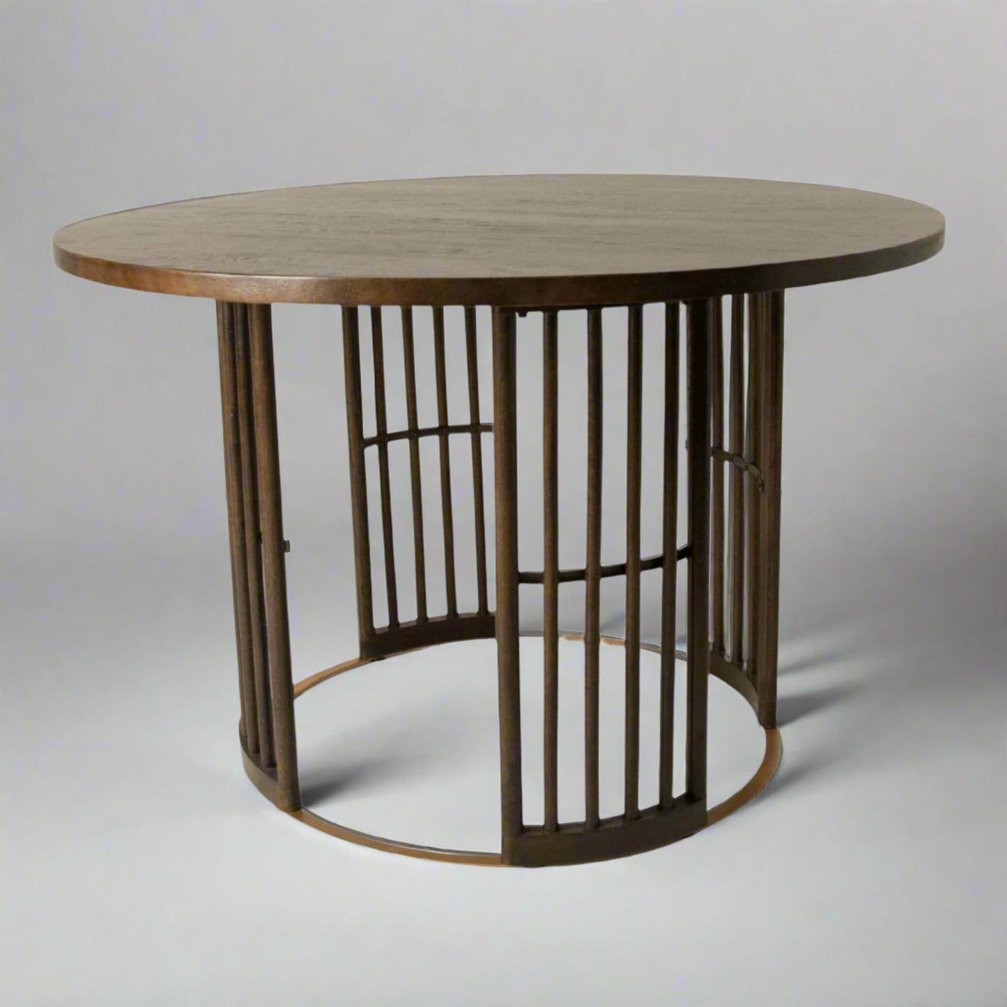 Chicago 4 Seater Round Dining Table angle view