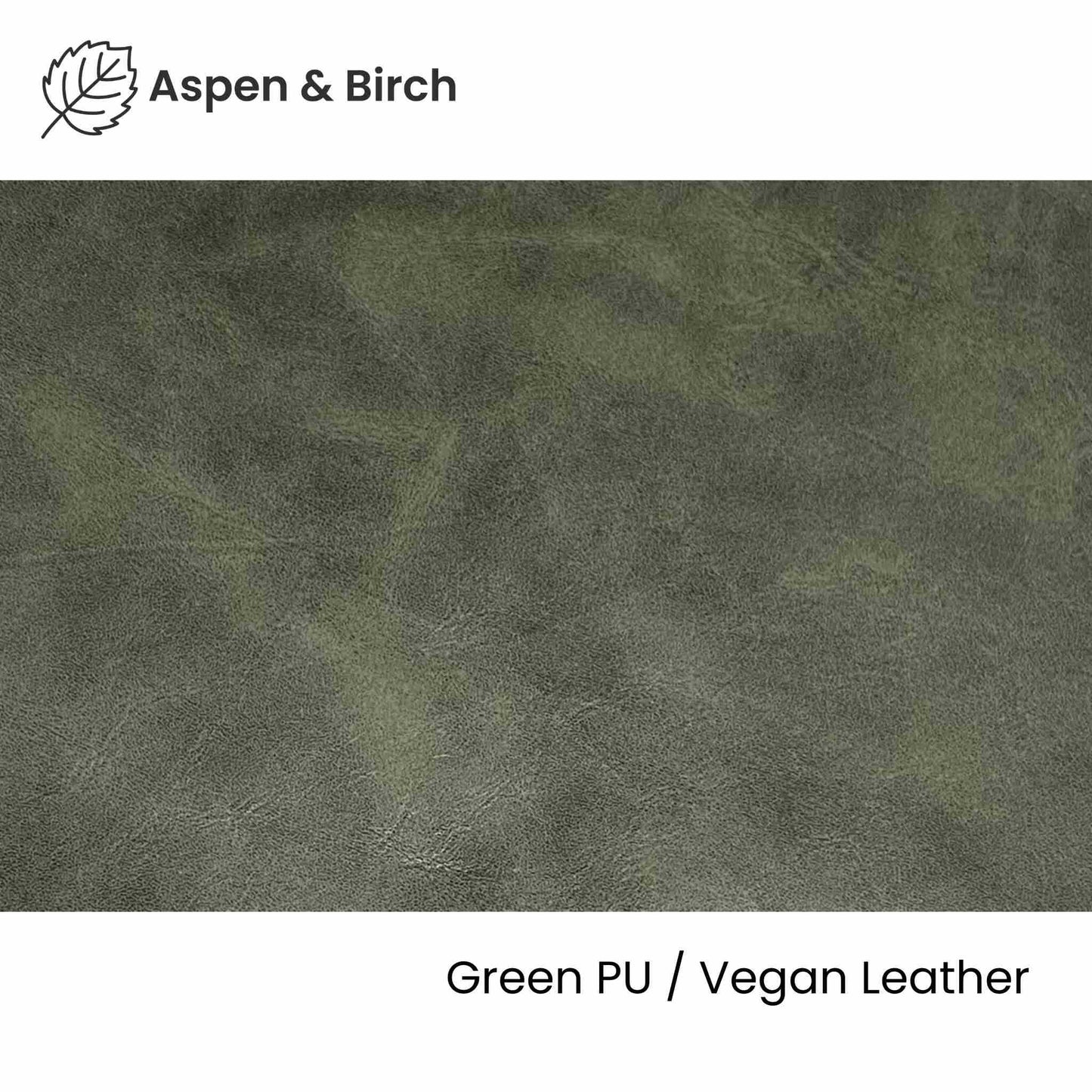 Forest Green PU Vegan Leather