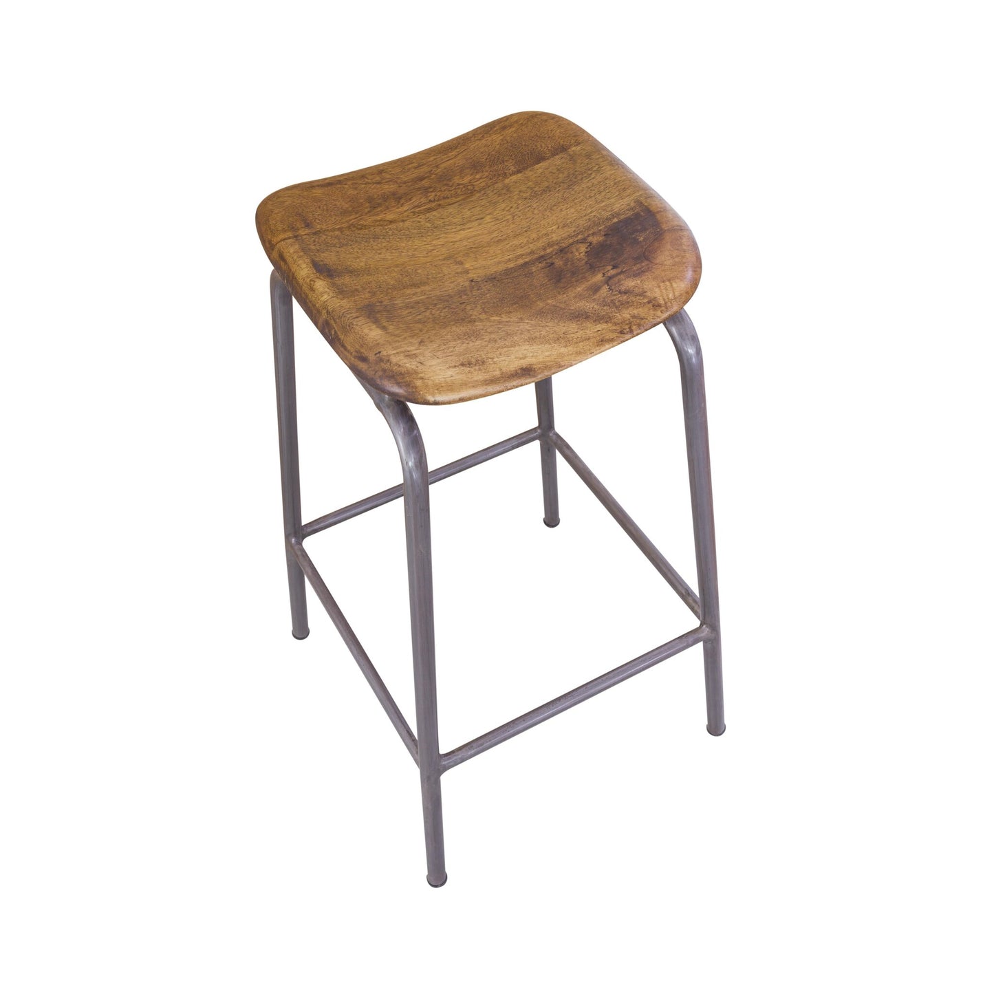 Hudson Counter Stool Mango Wood Steel above