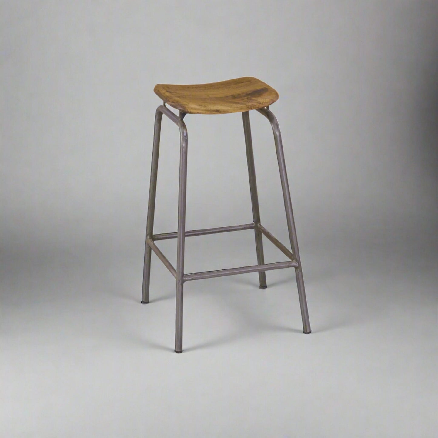 Hudson Counter Stool Mango Wood Steel in studio