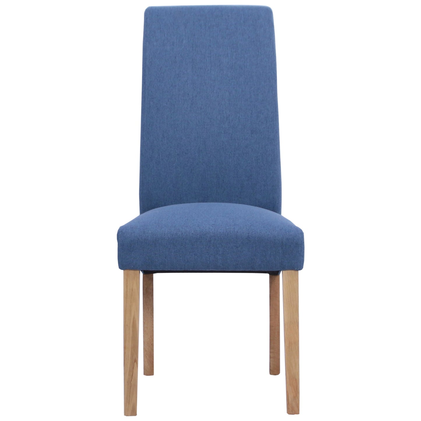 Inver Dining Chair Oak Blue front