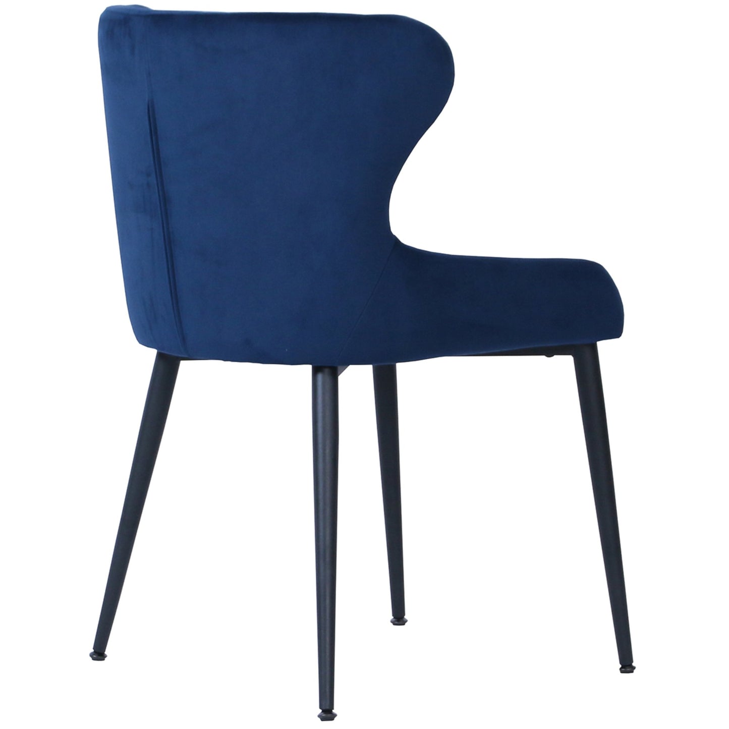 Parkmore Dining Chair Navy Velvet back