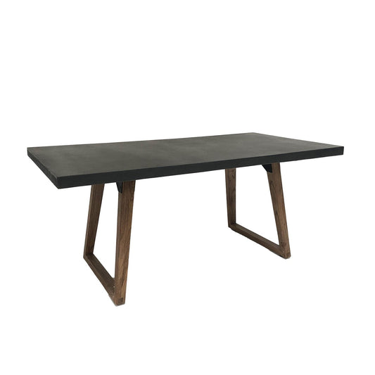 Alesund 6 Seater Dining Table Composite Grey