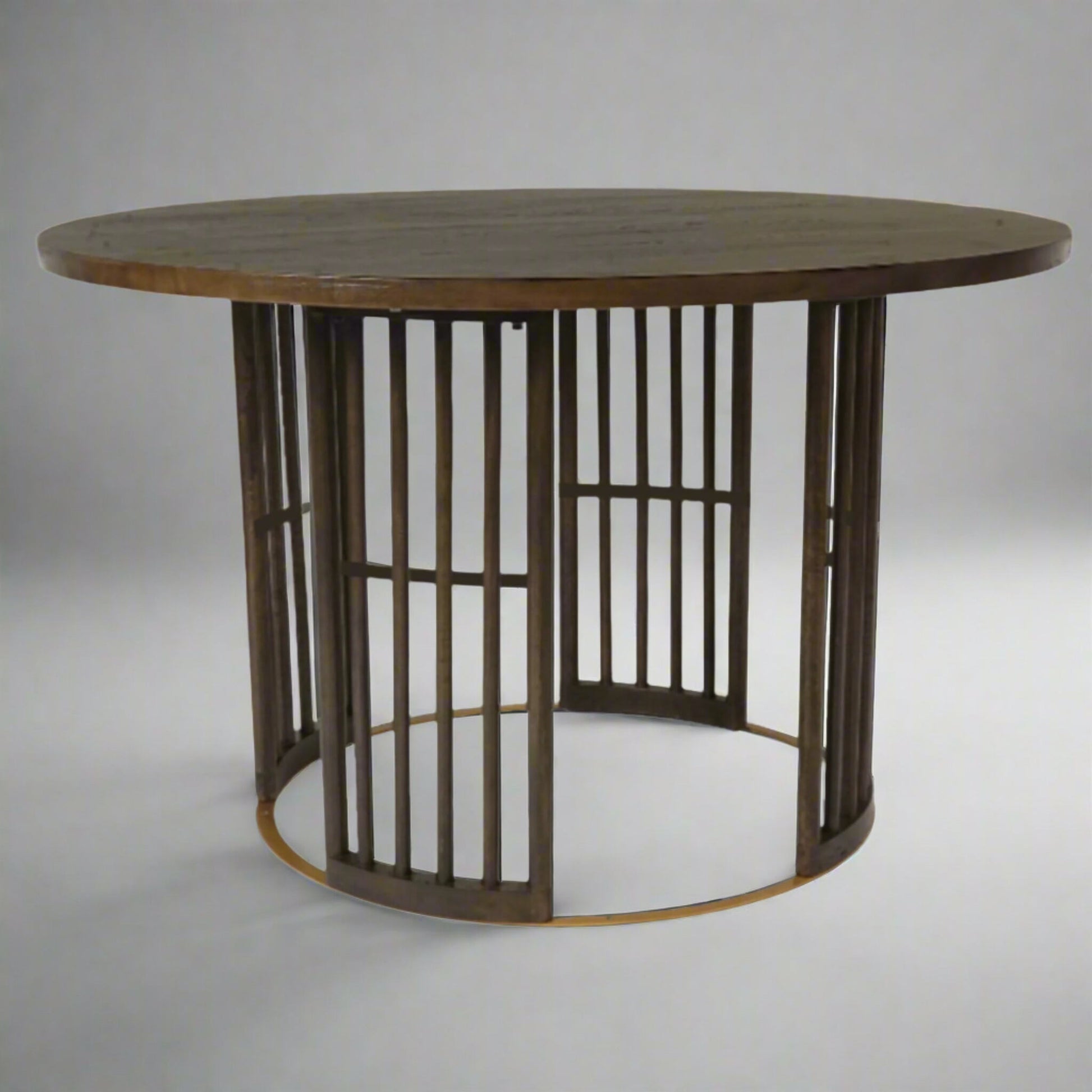 Chicago 4 Seater Round Dining Table in studio