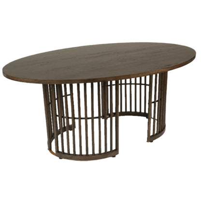 Chicago 6 Seater Oval Dining Table