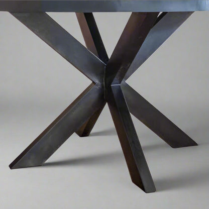 Cognac Collection - box steel starburst base