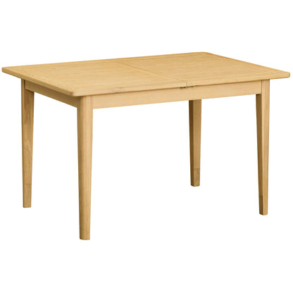 Farstad 4-6 Seater Extending Dining Table Oak closed