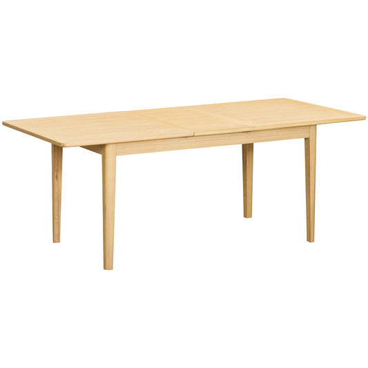 Farstad 6-8 Seater Extending Dining Table Oak extended