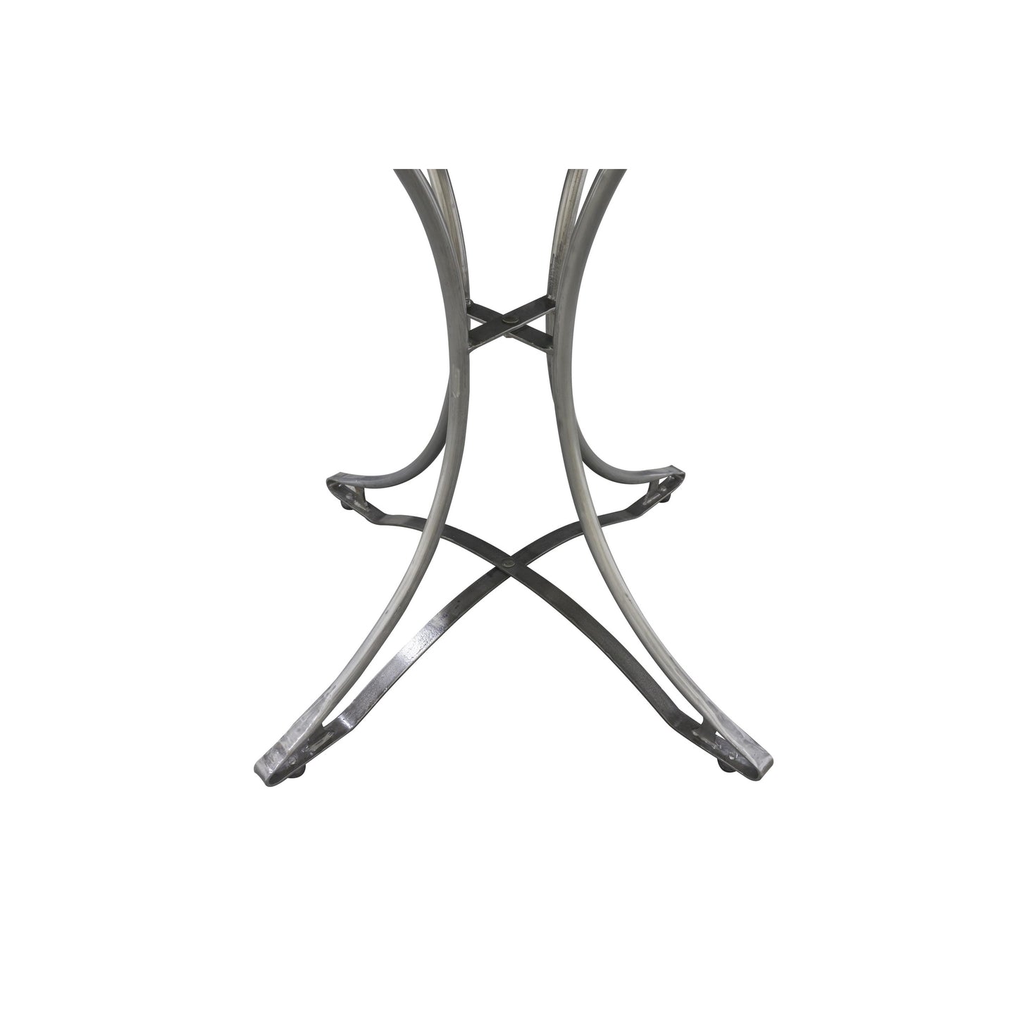 Hudson 2 Seater Square Space Saving Dining Tables - steel base