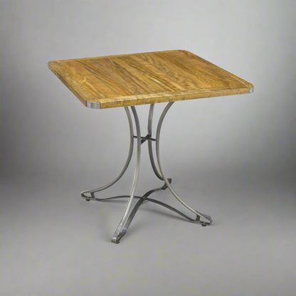 Hudson 2 Seater Square Space Saving Dining Table Mango Wood 80cm x 80cm in studio