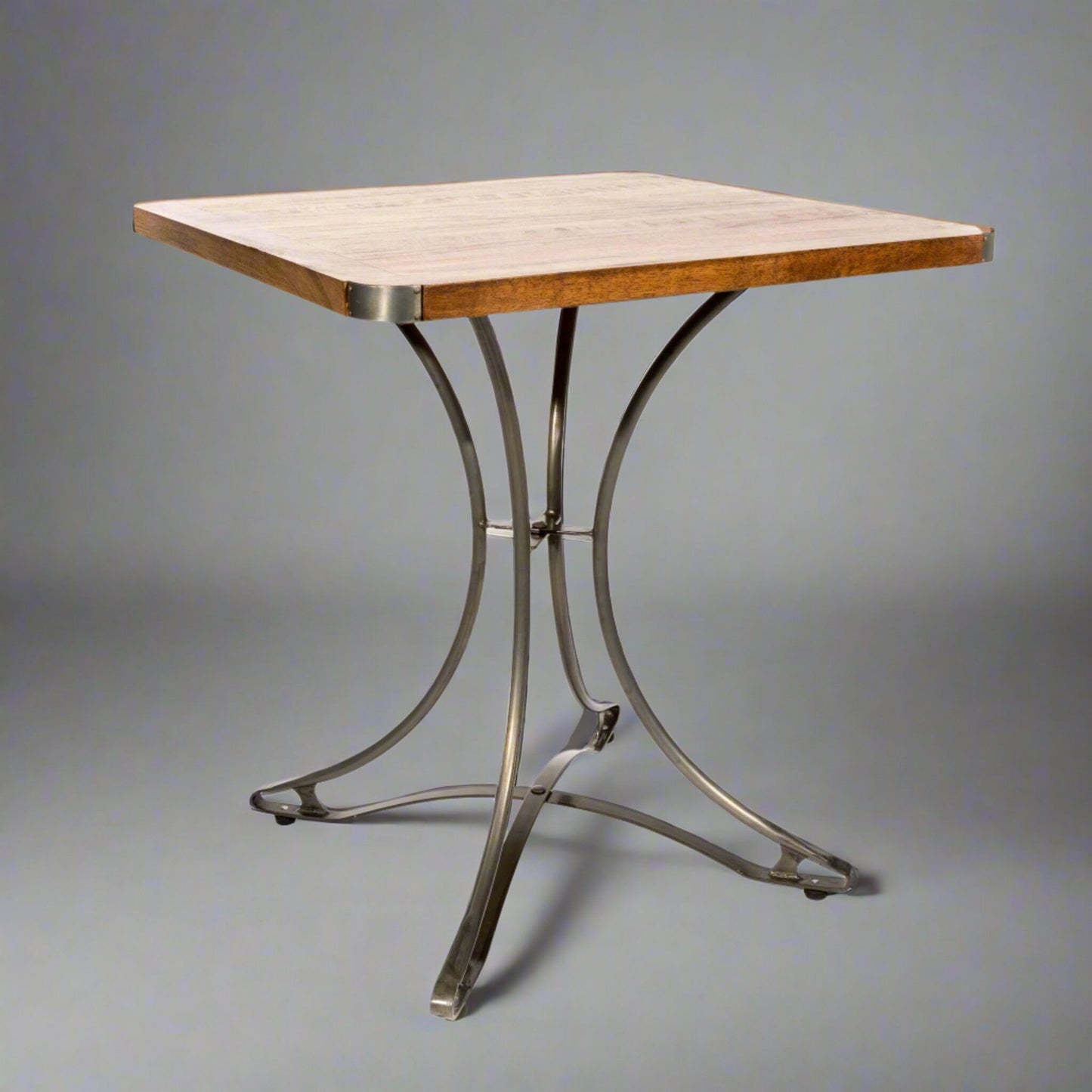 Hudson 2 Seater Square Space Saving Dining Table Mango Wood 70cm x 70cm in studio