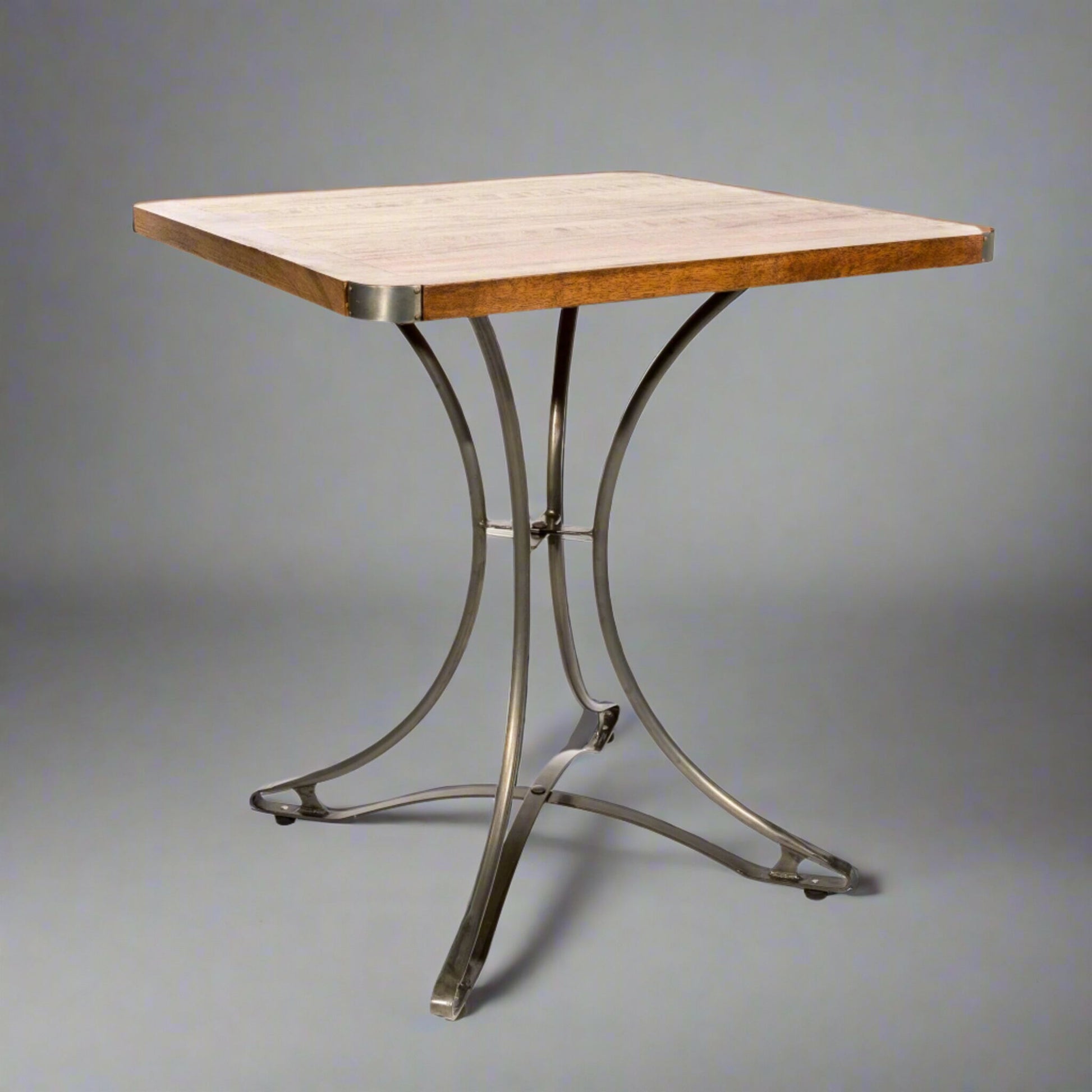 Hudson 2 Seater Square Space Saving Dining Table Mango Wood 70cm x 70cm in studio