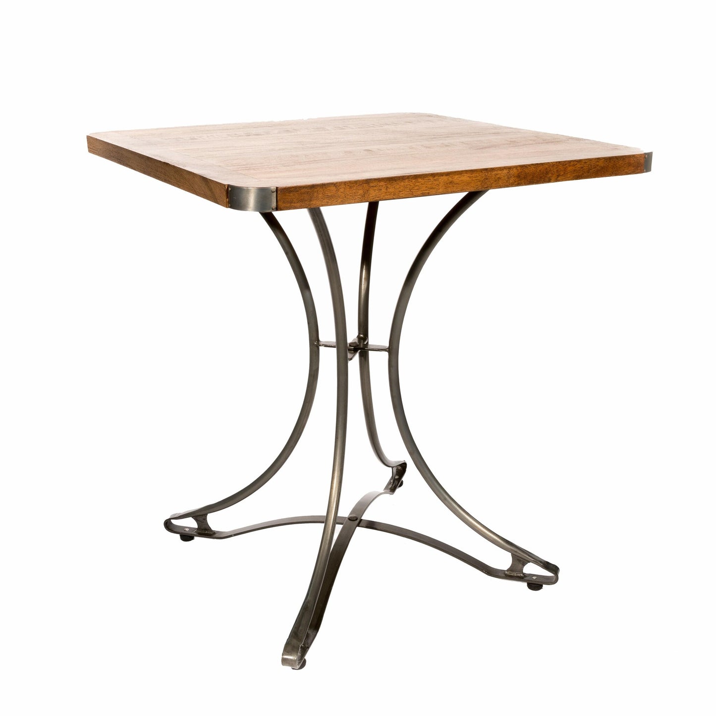 Hudson 2 Seater Square Space Saving Dining Table Mango Wood 70cm x 70cm
