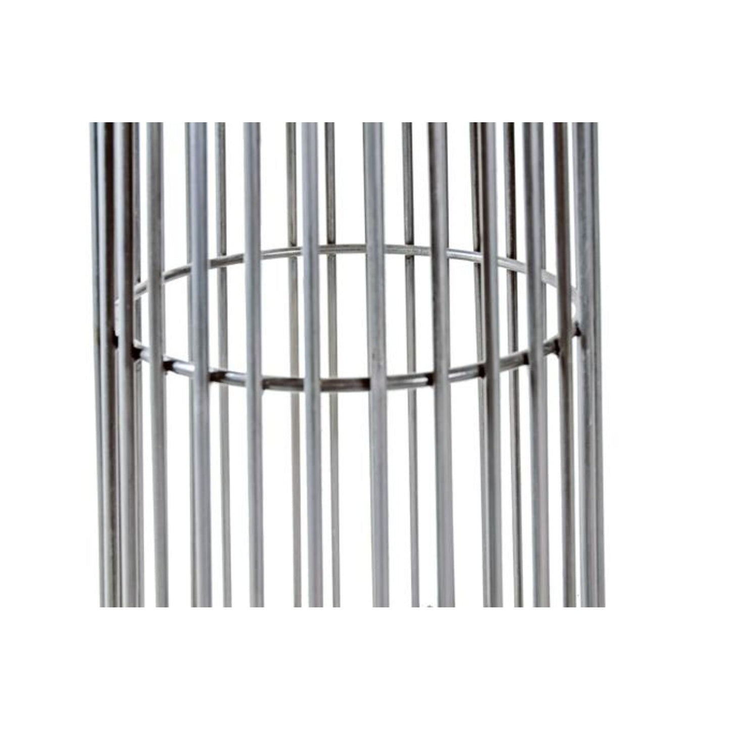 Hudson Round Birdcage High Top Bar Table gunmetal frame close view