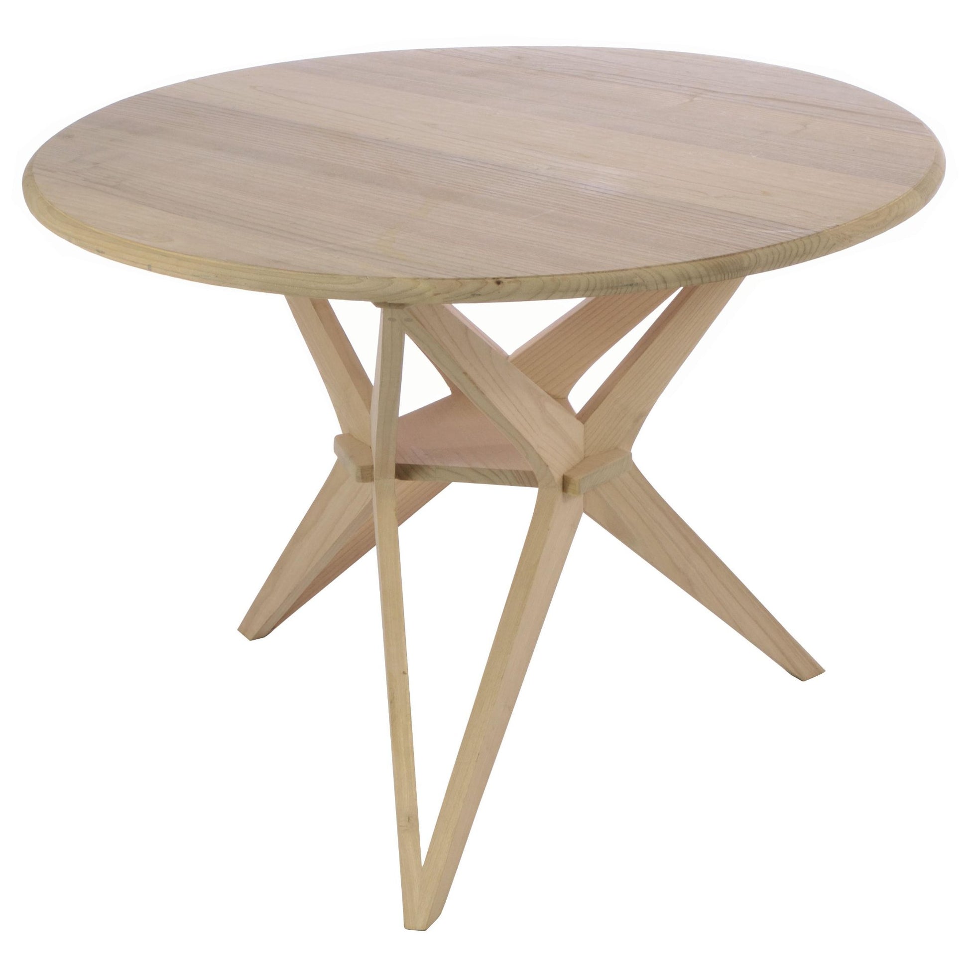 Malmo 4 Seater Round Dining Table Sungkai Wood Scandinavian style