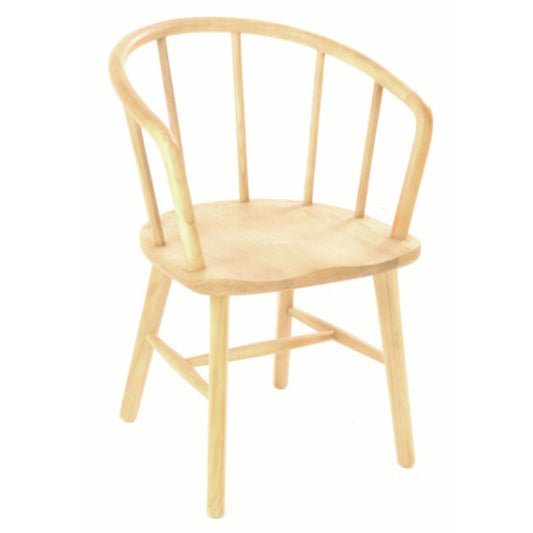 Malmo Curved Spindle Back Dining Chair Sungkai Wood