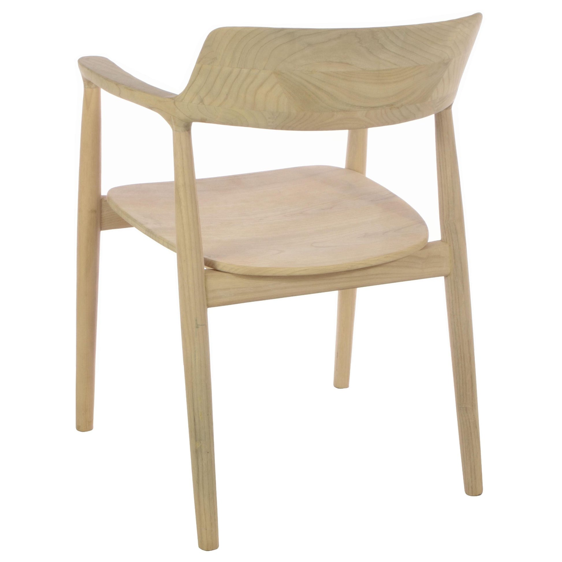 Malmo Dining Chair With Arms Sungkai Wood Scandinavian style back