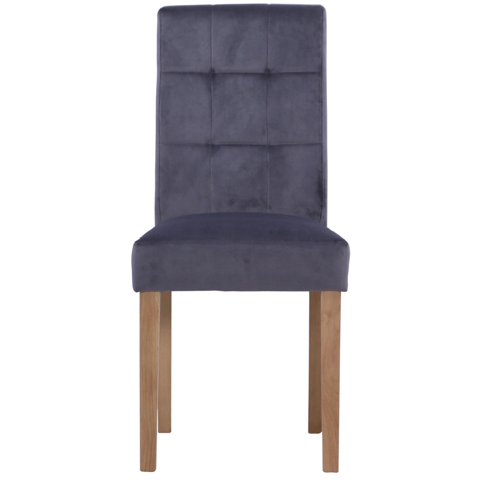 Mar Dining Chair Oak Graphite front