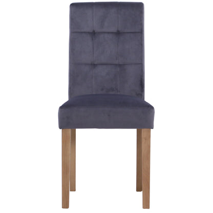 Mar Dining Chair Oak Graphite front