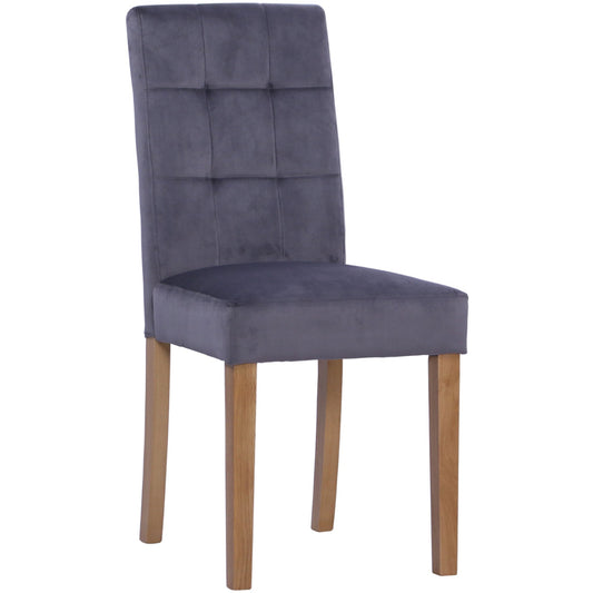 Mar Dining Chair Oak Graphite