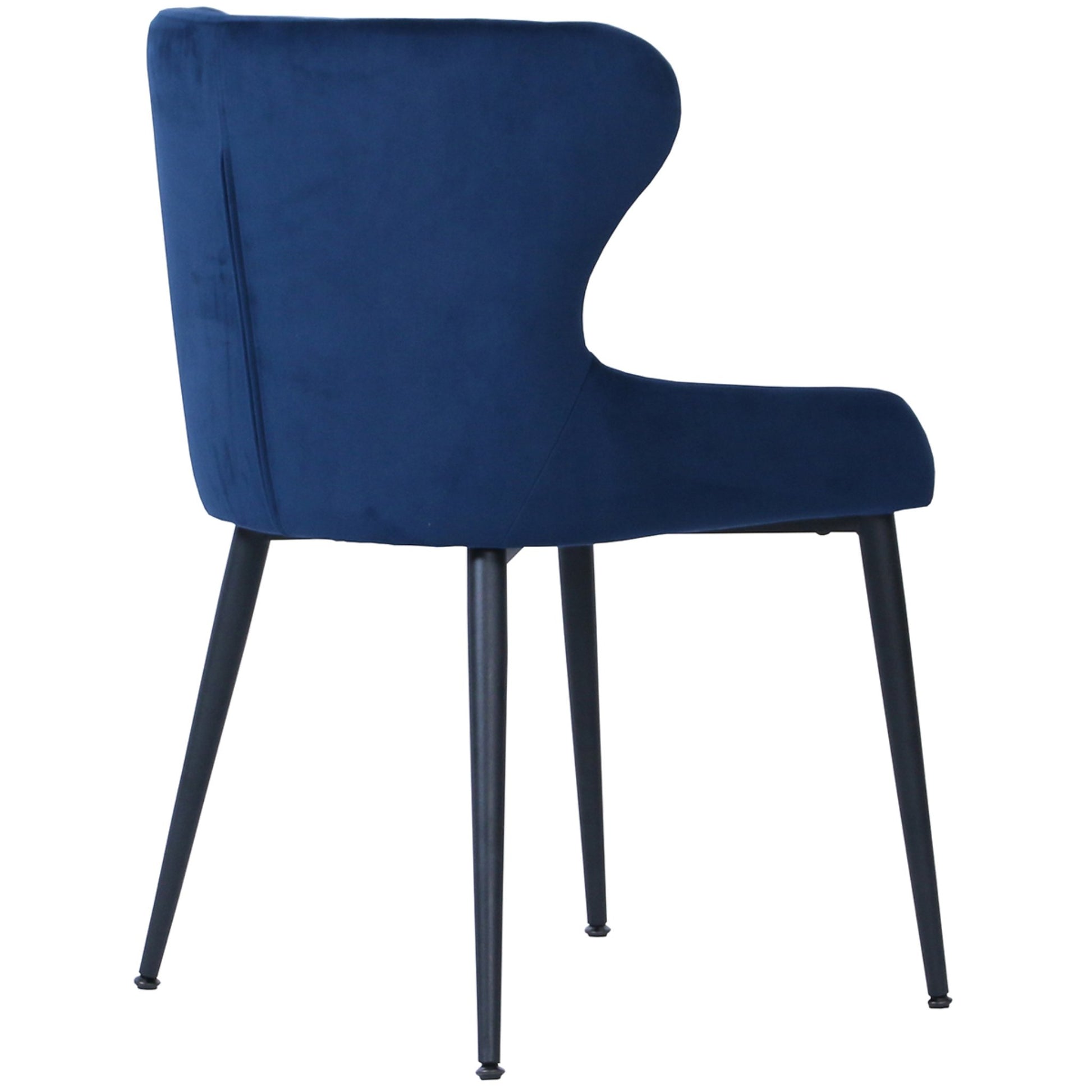 Parkmore Dining Chair Navy Velvet back