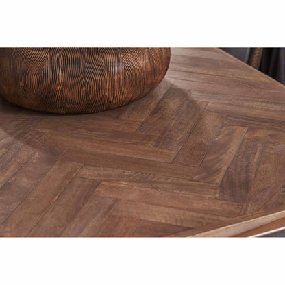 Toulouse Collection - close up of greywash parquet top
